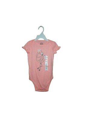 Jumping Beans Toddler Short Sleeve Flamingo Bodysuit Size 24M